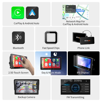 Trådlös CarPlay Display 360° Product vendor