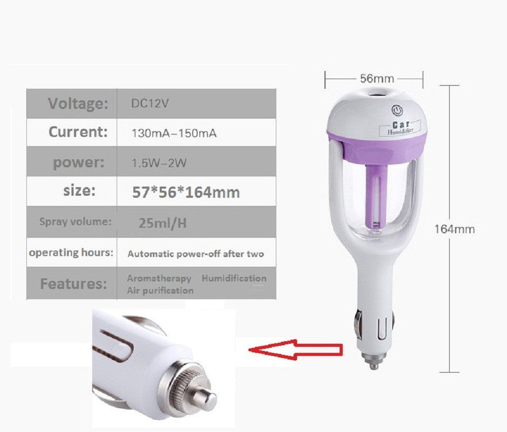 Mini 12V Luftfuktare - CarEQ